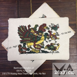 Tranh Đông Hồ Đàn Gà